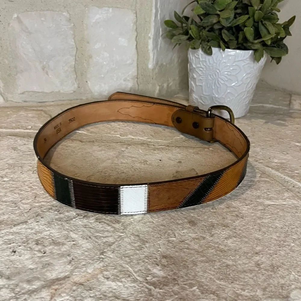Snakeskin Belt sz 34 